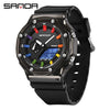 Universal Octagonal And Round Dopamine Transparent Electronic Watch Multifunctional Swimming Waterproof Watch With Abs Case Tpu Strap And Acrylic Mirror