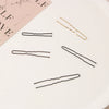 Ushaped Clip Metal Simple Geometric Baking Varnish Women's Hairpin For Updo Styling