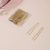 Ushaped Clip Metal Simple Geometric Baking Varnish Women's Hairpin For Updo Styling
