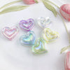 Uvplated Acrylic Photo Frame Love Stars Diy Handmade String Beads Mobile Phone Chain Pendant Jewelry Clothing Accessories