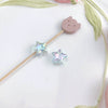 Uvplated Acrylic Photo Frame Love Stars Diy Handmade String Beads Mobile Phone Chain Pendant Jewelry Clothing Accessories