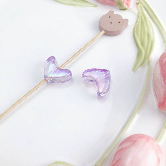 Uvplated Acrylic Photo Frame Love Stars Diy Handmade String Beads Mobile Phone Chain Pendant Jewelry Clothing Accessories