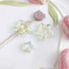 Uvplated Acrylic Photo Frame Love Stars Diy Handmade String Beads Mobile Phone Chain Pendant Jewelry Clothing Accessories