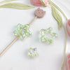 Uvplated Acrylic Photo Frame Love Stars Diy Handmade String Beads Mobile Phone Chain Pendant Jewelry Clothing Accessories
