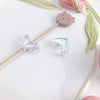 Uvplated Acrylic Photo Frame Love Stars Diy Handmade String Beads Mobile Phone Chain Pendant Jewelry Clothing Accessories