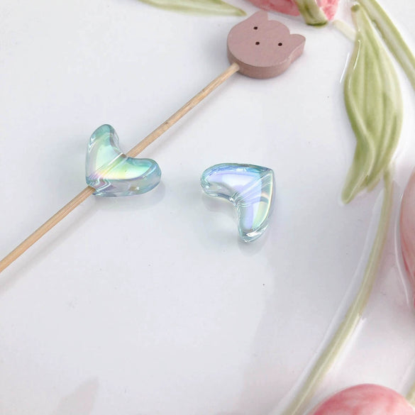 Uvplated Acrylic Photo Frame Love Stars Diy Handmade String Beads Mobile Phone Chain Pendant Jewelry Clothing Accessories