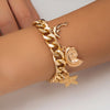 Vacation Beach Starfish Dolphin Shell Alloy Aluminum Wholesale Bracelets