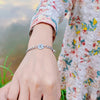 Vacation Classic Style Customization Laser Engraving Solid Color Titanium Steel Cuban Link Chain Curb Chain Bracelets In Bulk