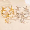 Vacation Marine Style Beach Starfish Ferroalloy Women'S Jewelry Set