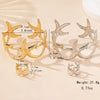 Vacation Marine Style Beach Starfish Ferroalloy Women'S Jewelry Set