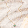 Vacation Marine Style Starfish Zinc Alloy Unisex Pendant Necklace