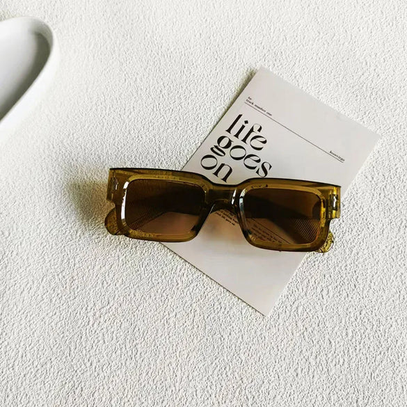 Vacation Modern Style Classic Style Square Pc Resin Square Full Frame Glasses