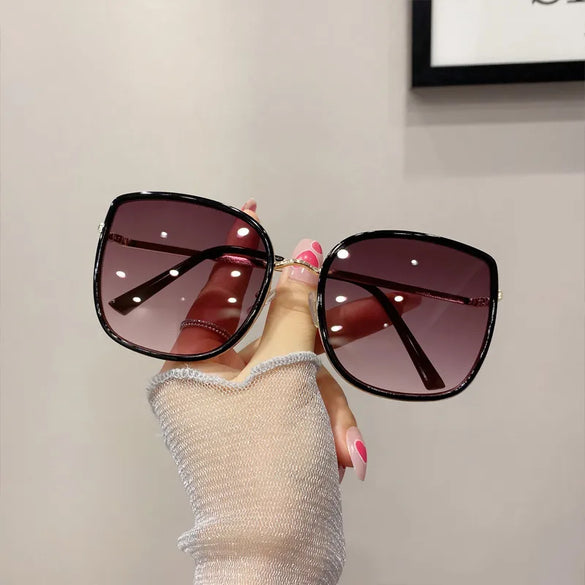 Vacation Modern Style Streetwear Square Pc Square Full Frame Women'S Sunglasses