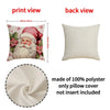 Vacation Santa Claus Linen Pillow Cases