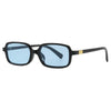 Vacation Simple Style Color Block Ac Square Full Frame Women'S Sunglasses