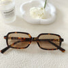 Vacation Simple Style Color Block Resin Square Full Frame Women'S Sunglasses