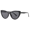 Vacation Simple Style Solid Color Ac Cat Eye Full Frame Women'S Sunglasses