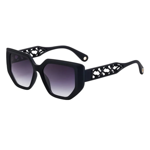 Vacation Simple Style Solid Color Pc Cat Eye Full Frame Women'S Sunglasses