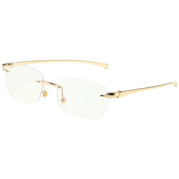 Vacation Simple Style Solid Color Pc Square Frameless Women'S Sunglasses