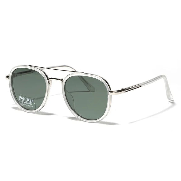 Vacation Simple Style Solid Color Tac Round Frame Full Frame Women'S Sunglasses