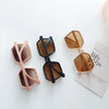 Vacation Solid Color Pc Resin Polygon Full Frame Women'S Sunglasses