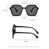 Vacation Solid Color Pc Resin Polygon Full Frame Women'S Sunglasses