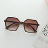 Vacation Solid Color Pc Resin Polygon Full Frame Women'S Sunglasses