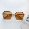 Vacation Solid Color Pc Resin Polygon Full Frame Women'S Sunglasses