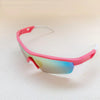 Vacation Sports Cool Style Color Block Resin Avaitor Half Frame Kids Sunglasses