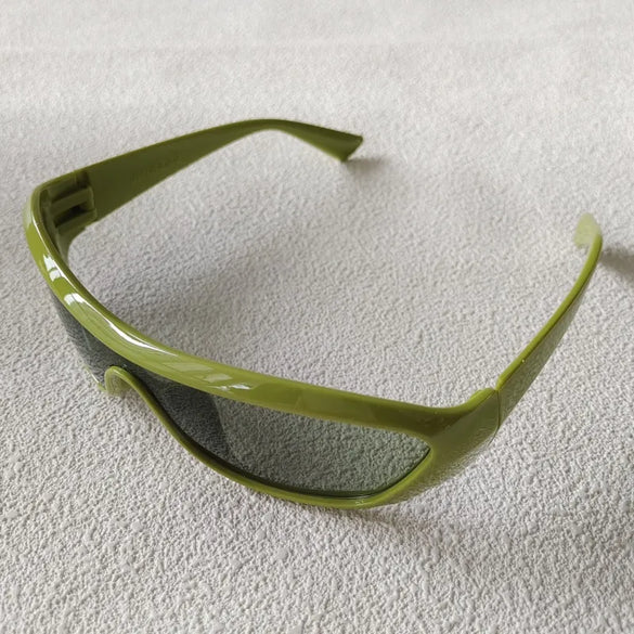 Vacation Sports Oval Pc Toad Glasses Avaitor Full Frame Women'S Sunglasses