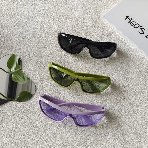 Vacation Sports Oval Pc Toad Glasses Avaitor Full Frame Women'S Sunglasses