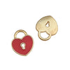 Valentine's Day Rose Dripping Oil Alloy Pendant Jewelry Accessories