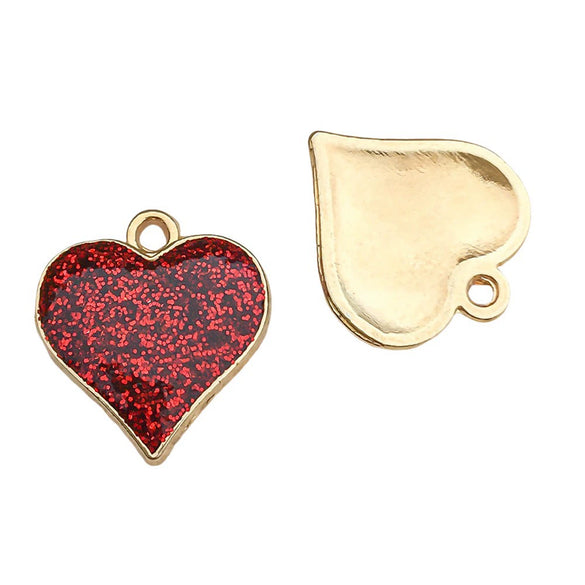 Valentine's Day Rose Dripping Oil Alloy Pendant Jewelry Accessories