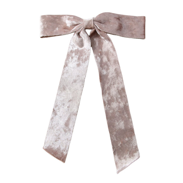 Velvet Bow Hair Accessories Handmade Duckbill Clip Hairpin For Women