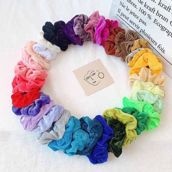 Velvet Bowel Fashion Velvet Hair Ring Wholesale