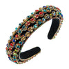 Velvet Fabric Sponge Hairband With Rhinestones Palace Style Ladies Hair Accessories