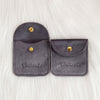 Velvet Jewelry Storage Bag Rounded Corner Snap For Ring Earrings Bracelet Necklace Pendant