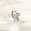 Versatile Bow Star Shape Titanium Steel Earrings With Zirconia For Girls And Boys