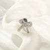 Versatile Bow Star Shape Titanium Steel Earrings With Zirconia For Girls And Boys