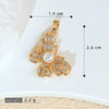 Versatile Butterfly Animal Zodiac Copper Micropaved Pendant Accessories For Women