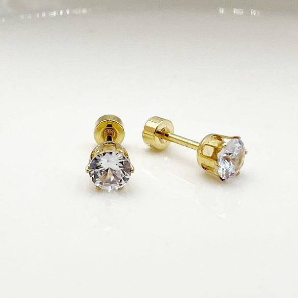Versatile Daily Multipierced Animal Colorful Flower Stainless Steel Electroplated Women's Earrings