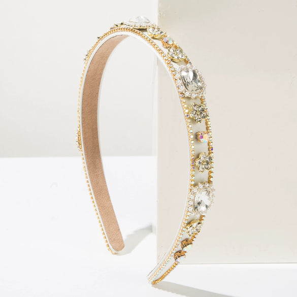 Versatile Diamondencrusted Rhinestone Headband For Women Baroque Style Hair Accessories