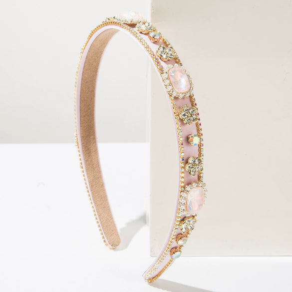 Versatile Diamondencrusted Rhinestone Headband For Women Baroque Style Hair Accessories