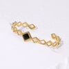 Versatile Geometric Titanium Steel Electroplated Women's Simple Stainless Steel Bracelet