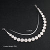 Versatile Headband Alloy Rhinestone Flower Design Women's Headwear Accessories