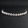 Versatile Headband Alloy Rhinestone Flower Design Women's Headwear Accessories