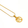 Versatile Hollow Constellation Pendant 316L Stainless Steel Clavicle Chain Electroplated Fashion Necklace