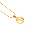 Versatile Hollow Constellation Pendant 316L Stainless Steel Clavicle Chain Electroplated Fashion Necklace