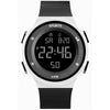 Versatile Luminous Sports Electronic Watch Alloy Case Silicone Strap Round Dial For Lovers