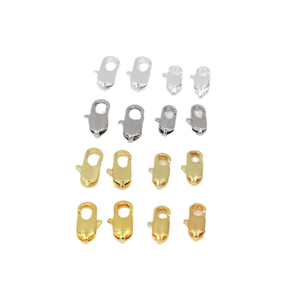 Versatile Natural Copper Clasp For Bracelet Necklace With Colorpreserving Electroplated Gold Treatment